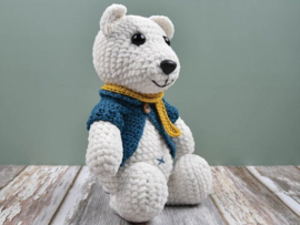 Polar Bear Crochet Durable Velvet