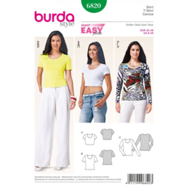 6820 Burda Naaipatroon | T-Shirt, Croptop en Trui