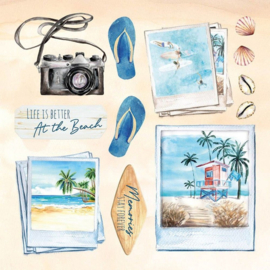 Catch The Wave | Take Me To The Ocean | Die Cut Block | Studio Light