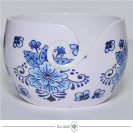 Delfts Blauw Aluminium Yarn Bowl | Durable