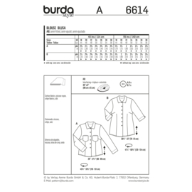 6614 Burda Naaipatroon | Blouse in Variatie