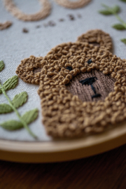 Baby Bear | modern embroidery kit | Daffy's DIY