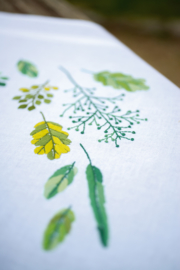 Leaves & Grass Tablecloth Vervaco