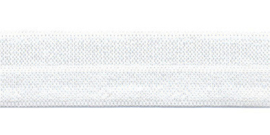 Off White 20mm/0.8" Elastic Bias Binding