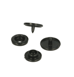 Black Glossy Color Snaps Press Fasteners