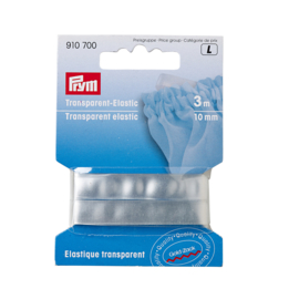 Transparant Elastiek 10mm x 3m Prym