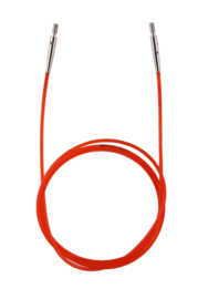 100cm/39.4" Red Interchangeable Cable KnitPro 