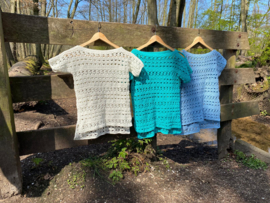 Summer breeze top turquoise madebysuzan