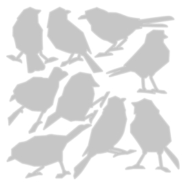 Silhouette birds | Thinlits snijmal | Tim Holtz | Sizzix