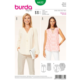 6632 Burda Naaipatroon | Blouse in variaties