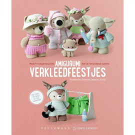 Amigurumi verkleedfeestjes | 4 Knuffels met 25 outfits |  Madelenón