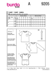 9205 Burda Naaipatroon | Broek in variatie