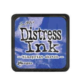 Blueprint sketch | Distress Mini ink pad | Ranger Ink