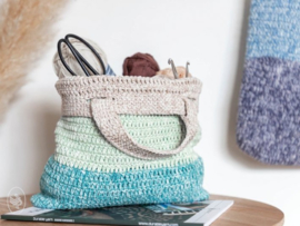 Faded Bag Crochet Durable Cosy Fine Faded