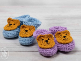 Baby Booties Crochet Durable Cosy Extra Fine