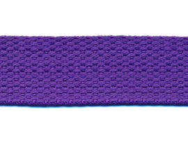 Purple 25mm/1" Cotton Look Bag Straps