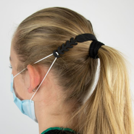 Black Silicone Ear Saver for Face Mask