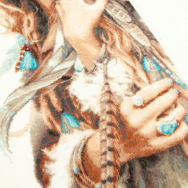 Boho girl - aida - Magic Needle telpakket