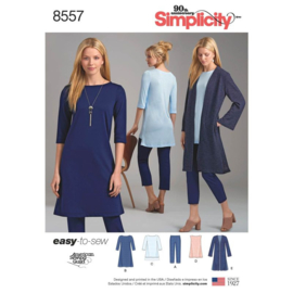 8557 A Simplicity Naaipatroon | Complete outfit maat XXS - XXL