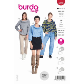 5858 Burda Naaipatroon | Sweater in variatie