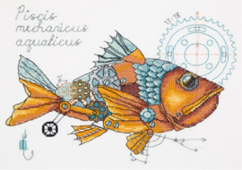 Clockwork Fish Evenweave Panna Telpakket