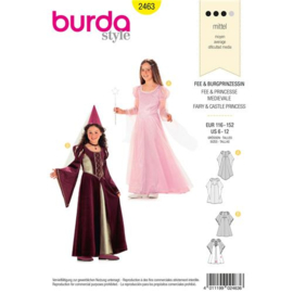 2463 Burda Naaipatroon | Fee & kasteelprinses