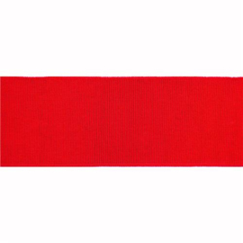 722 rood uni boord - 7 cm x 135 cm - Restyle
