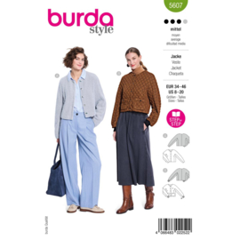 5607 Burda naaiptroon - Jas in variatie