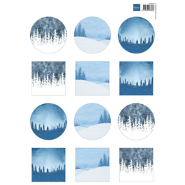 Winter landscapes mini's | Knipvel | Marianne Design