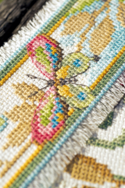 Decorative Butterflies Aida Bookmarks Cross Stitch Kit Vervaco