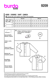 9209 Burda Naaipatroon | Bloes in variatie