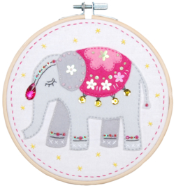 Elephant Craft Kit with Felt Vervaco