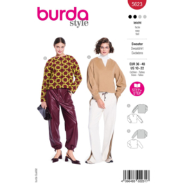 5623 Burda naaipatroon - Trui in variatie