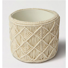 Boho Macrame pot cover | Macramepakket gift of Stitch | DMC