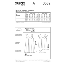 6532 Burda Naaipatroon | Jurk en Top