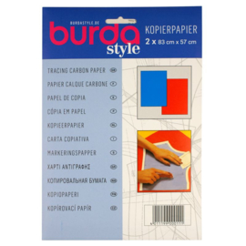 Burda Kopieerpapier blauw/rood