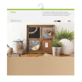 Corrugated cardboard 12" x 12" | Basic samples | Cricut