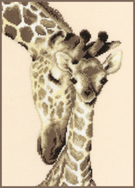 Giraffenfamilie Aida telpakket | Vervaco