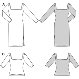 5738 Burda Patroon - Jurk en Shirt