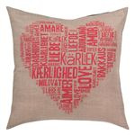 Love Cushion Red Permin