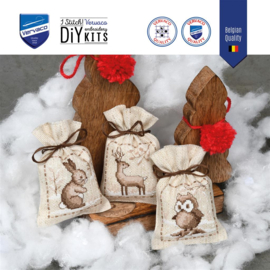 Winterdiertjes aida geurzakjes - Vervaco