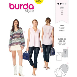 6234 Burda Naaipatroon | Shirt in variatie