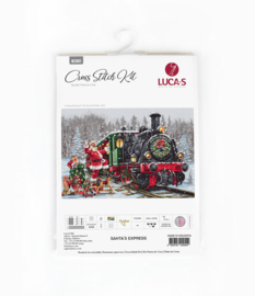 Santa's Express Aida Luca-S Embroidery Kit