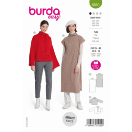 5880 Burda Naaipatroon | pullover in variatie