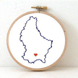 Luxembourg Cross Stitch Pattern 