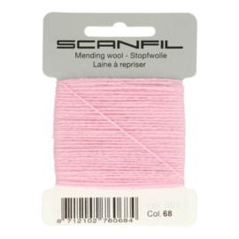 68 Pink Mending Wool Scanfil