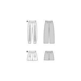 5654 Burda naaipatroon - Broek in variatie