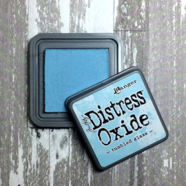 Tumbled glass | Distress Oxide ink pad | Ranger Ink