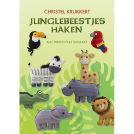 Junglebeestjes haken - Alle dieren plat gehaakt - Christel Krukkert