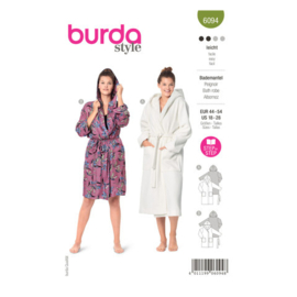 6094 Burda Naaipatroon | Bad jas in variaties